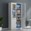 Office Storage Cabinet with Glass Doors - Image 2