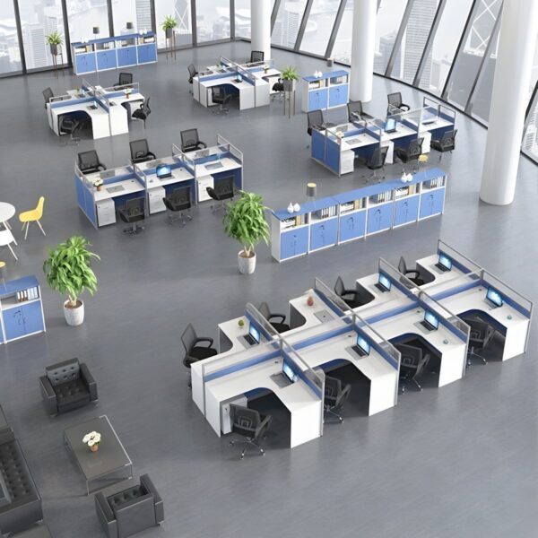 6-Way modular office workstation - Image 2