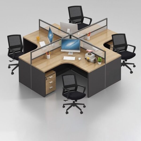 Two way modular office workstation - Image 2