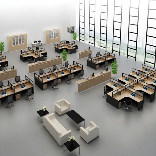 Two way modular office workstation - Image 3