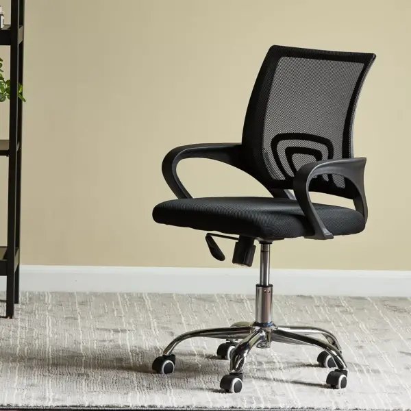 Secretarial mesh office seat