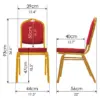 Banquet Stackable Conference Chair - Image 3