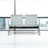 2-Link metallic waiting bench
