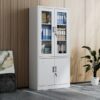 Office Storage Cabinet with Glass Doors