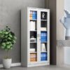Full glass office storage cabinet