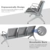 3-Seater reception office bench - Image 3