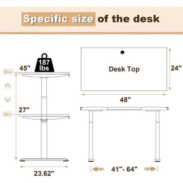 Height Adjustable Electric Desk - Image 5