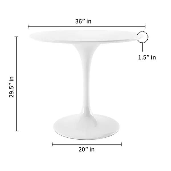 4-Seater Eames Dining Table - Image 5