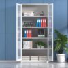 Full glass office storage cabinet - Image 3