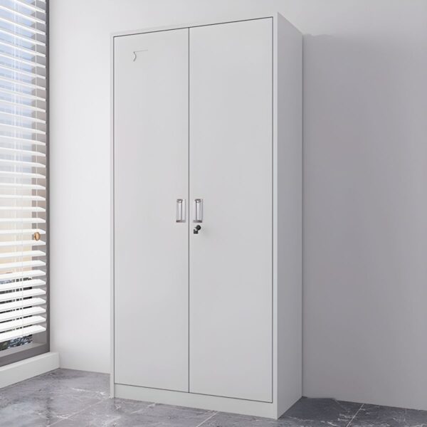 The Stacking Metallic Office Cabinet is supplied complete with shelves that are deep enough to accommodate ring binders and lever arch files.