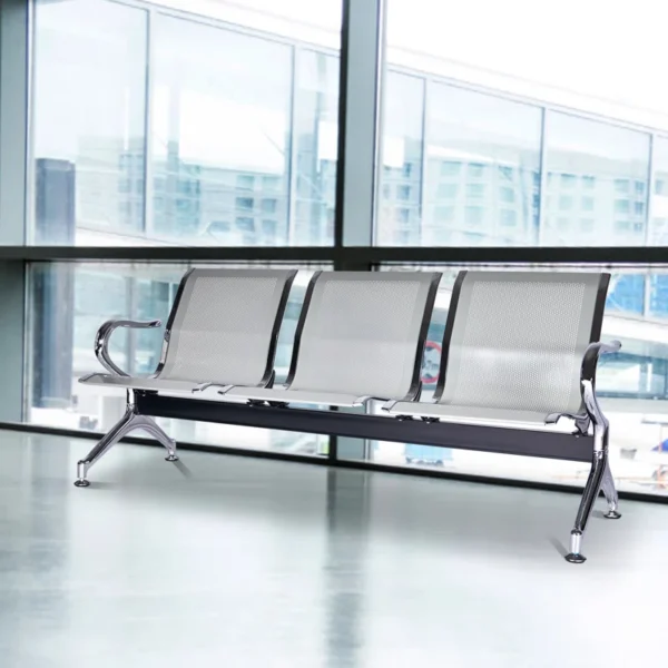 This Outdoor Office Waiting bench is built to support the heavy use of a busy office or other reception areas.