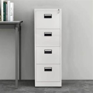 file cabinet, 4-drawer filing cabinet, office cabinet, metallic cabinet, cabinet