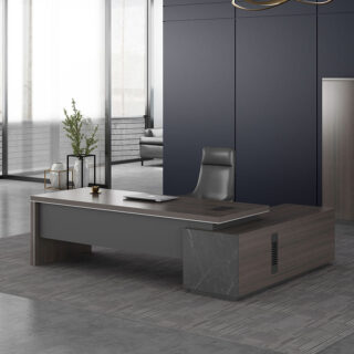 1.8-meter Executive Office Desk in a modern office setting, showcasing its elegant finish and spacious surface.