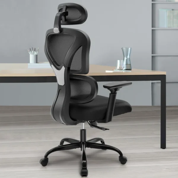 Comfort Fit Orthopedic Office chair with ergonomic design, adjustable lumbar support, and soft fabric.