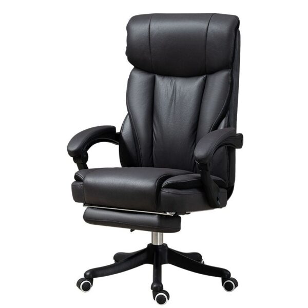 "Luxurious high-back CEO chair with ergonomic design, adjustable features, and premium cushioning for executive comfort."