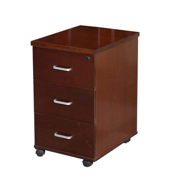 Office filing/storage cabinets in various styles and finishes, showcasing secure locking drawers and adjustable shelves for efficient document organization."