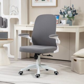 Ergonomic Adjustable Office Chair with a breathable mesh back, adjustable height, and lumbar support, perfect for home and office use."