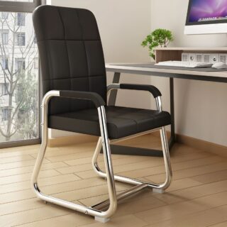 Catalina Visitors Chair with modern design, ergonomic shape, and vibrant upholstery in a contemporary office setting.