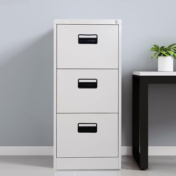 4-drawer filing cabinet with a sleek design and smooth-gliding drawers.