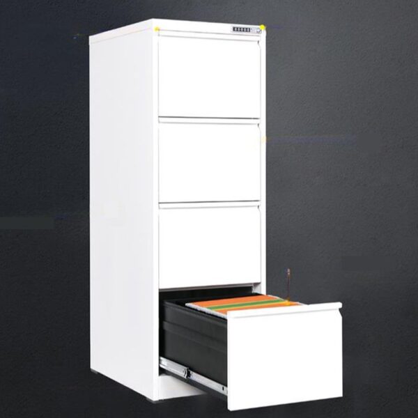 4-drawer filing cabinet with a sleek design and smooth-gliding drawers.