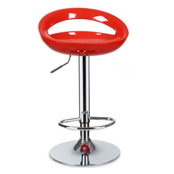 Metal Base Swivel Bar Stool in a modern kitchen, showcasing its sleek design and comfortable padded seat.