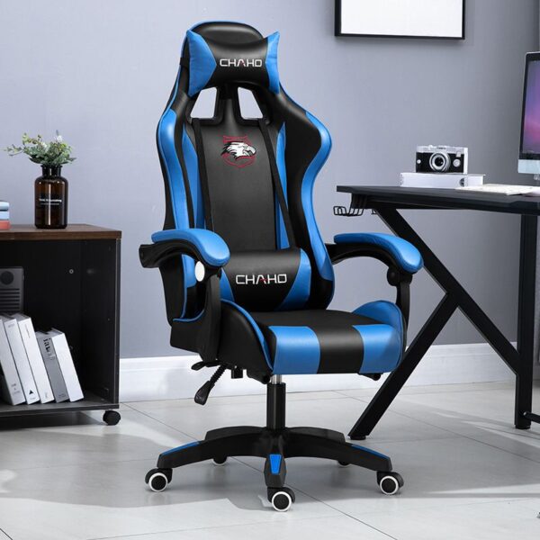 Gaming Executive Office Chair with ergonomic high-back design, adjustable armrests, and lumbar support for comfort and style