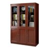 3-Door Wooden Executive Office Cabinet showcasing its sophisticated design and ample storage in a modern office setting.