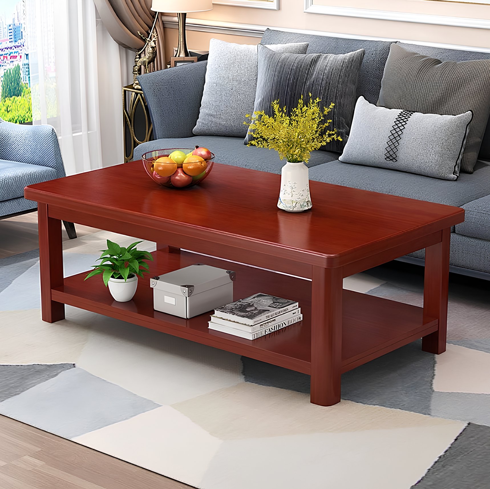 Executive Office Coffee Table in a modern office setting.