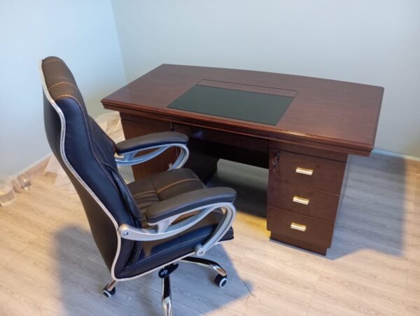 160cm Directors Executive Office Desk with spacious surface, elegant finish, and built-in storage options.