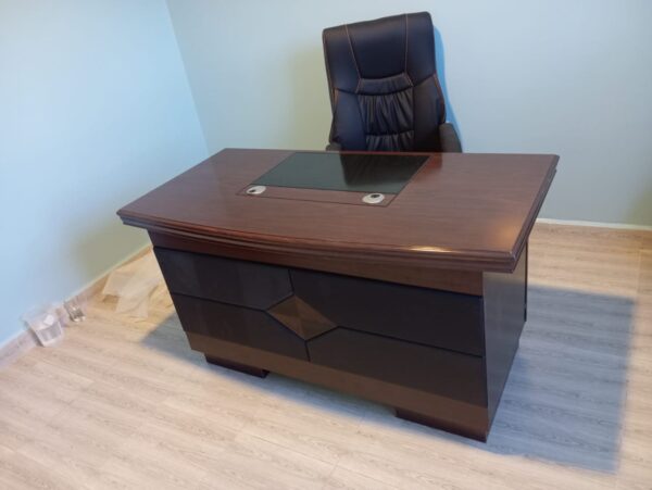 160cm Directors Executive Office Desk with spacious surface, elegant finish, and built-in storage options.