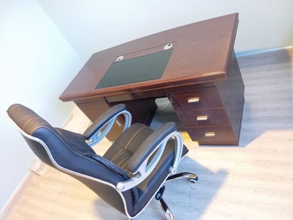 160cm Directors Executive Office Desk with spacious surface, elegant finish, and built-in storage options.