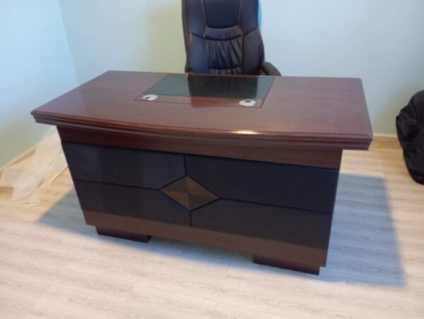 160cm Directors Executive Office Desk with spacious surface, elegant finish, and built-in storage options.