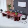 Senate 3 Meters Boardroom Table in an elegant boardroom setting, showcasing its spacious design and premium finis