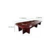 Senate 3 Meters Boardroom Table in an elegant boardroom setting, showcasing its spacious design and premium finis