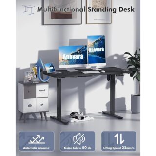 With its combination of functionality and style, the 1600mm Electric Adjustable Standing Desk is perfect for anyone looking to create a dynamic and efficient workspace.