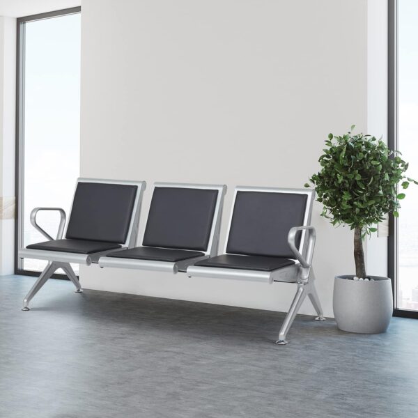 Shop our 3-Seater Reception Waiting Bench, featuring plush padding and durable construction. Perfect for offices, clinics, and hospitality spaces.