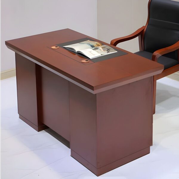 1400mm Executive Staff Office Desk featuring a sleek design and built-in drawers in a modern office environment.