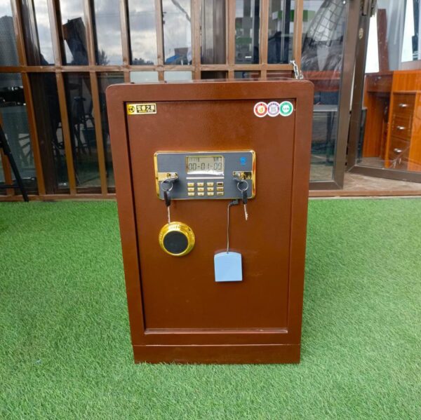 85kg Modern Digital Fireproof Safe Box with digital keypad and adjustable shelves.