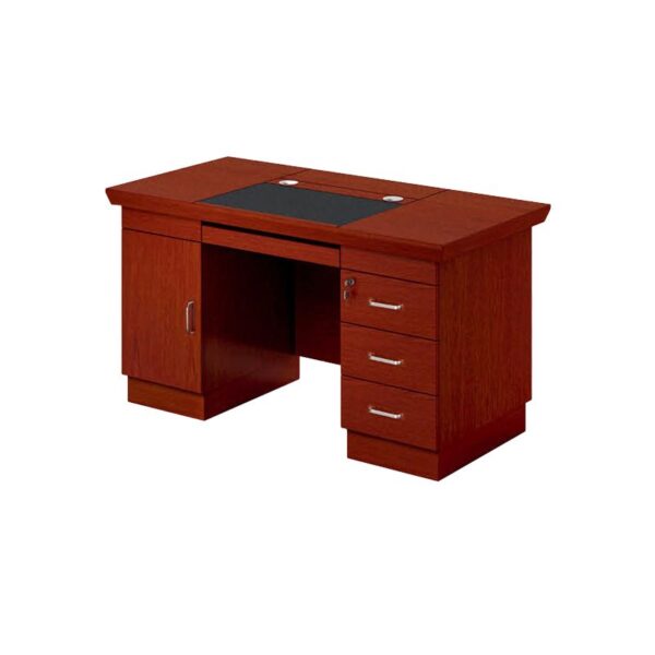 1400mm Executive Staff Office Desk featuring a sleek design and built-in drawers in a modern office environment.