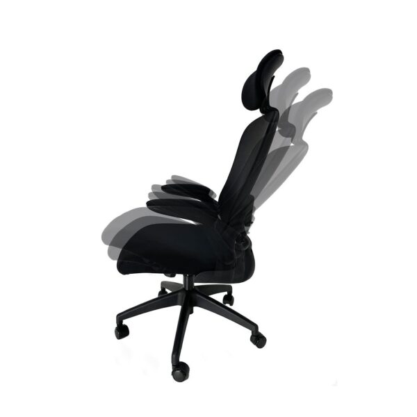 Orthopedic High-Back Executive Seat in a modern office setting, showcasing its ergonomic design and luxurious upholstery.