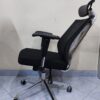 Black Orthopedic Seat with Lumbar Support