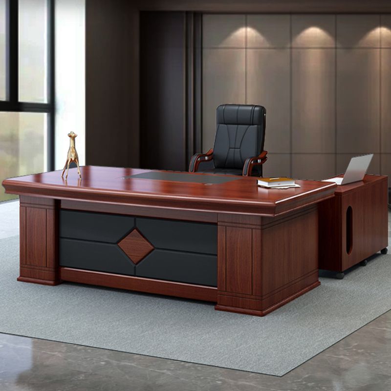 2 Meter Executive Office Desk with spacious work surface and stylish design, featuring storage drawers and modern finishes.