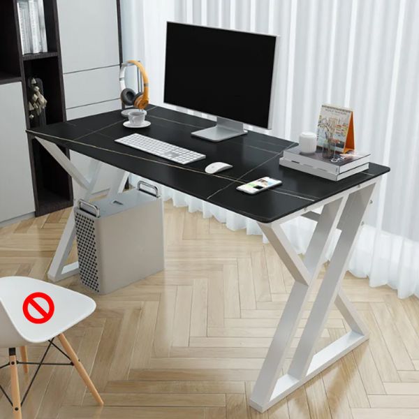 1.4M Modern Rectangular Study Office Table - Spacious and Sleek Workspace