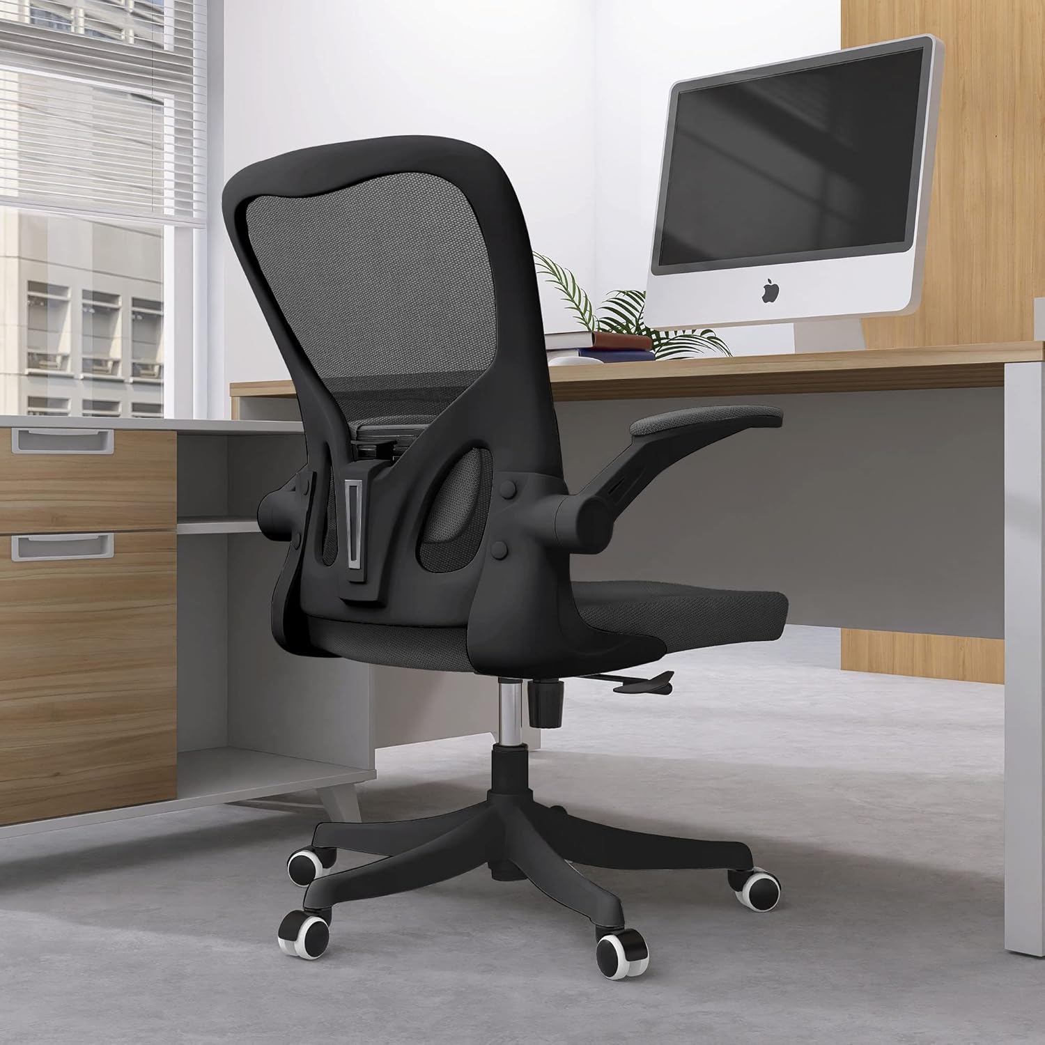 Ergonomic Office/Home Study Chair with adjustable height and lumbar support.