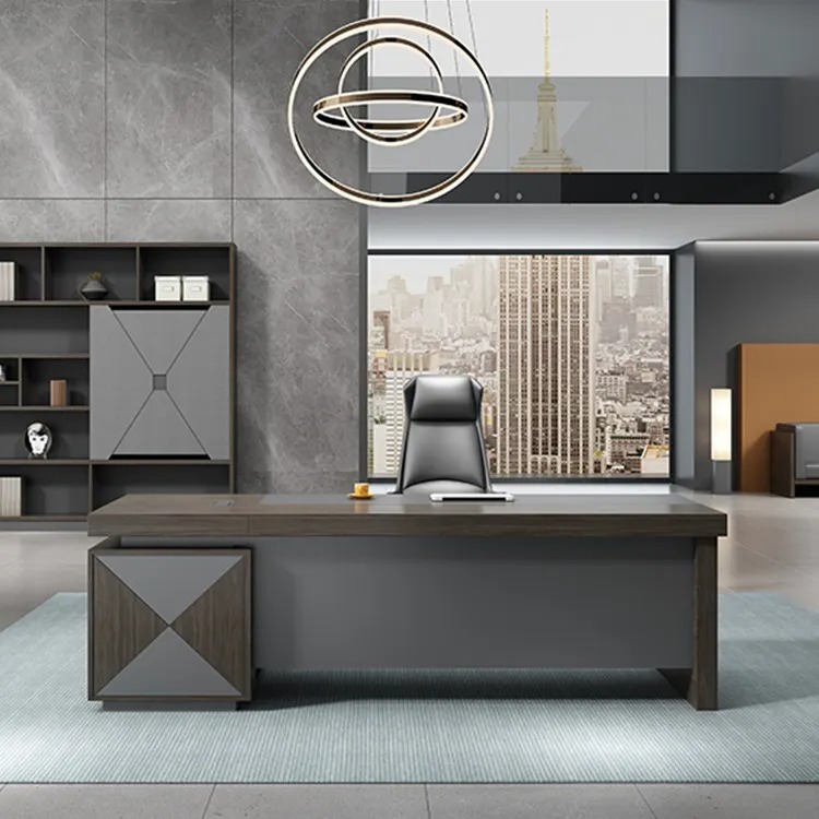 1.6M Computer Executive Office Desk with spacious surface and modern design.