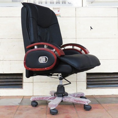 CEO's Recliner Executive Office Chair with high-back support, reclining feature, and luxurious leather upholstery.