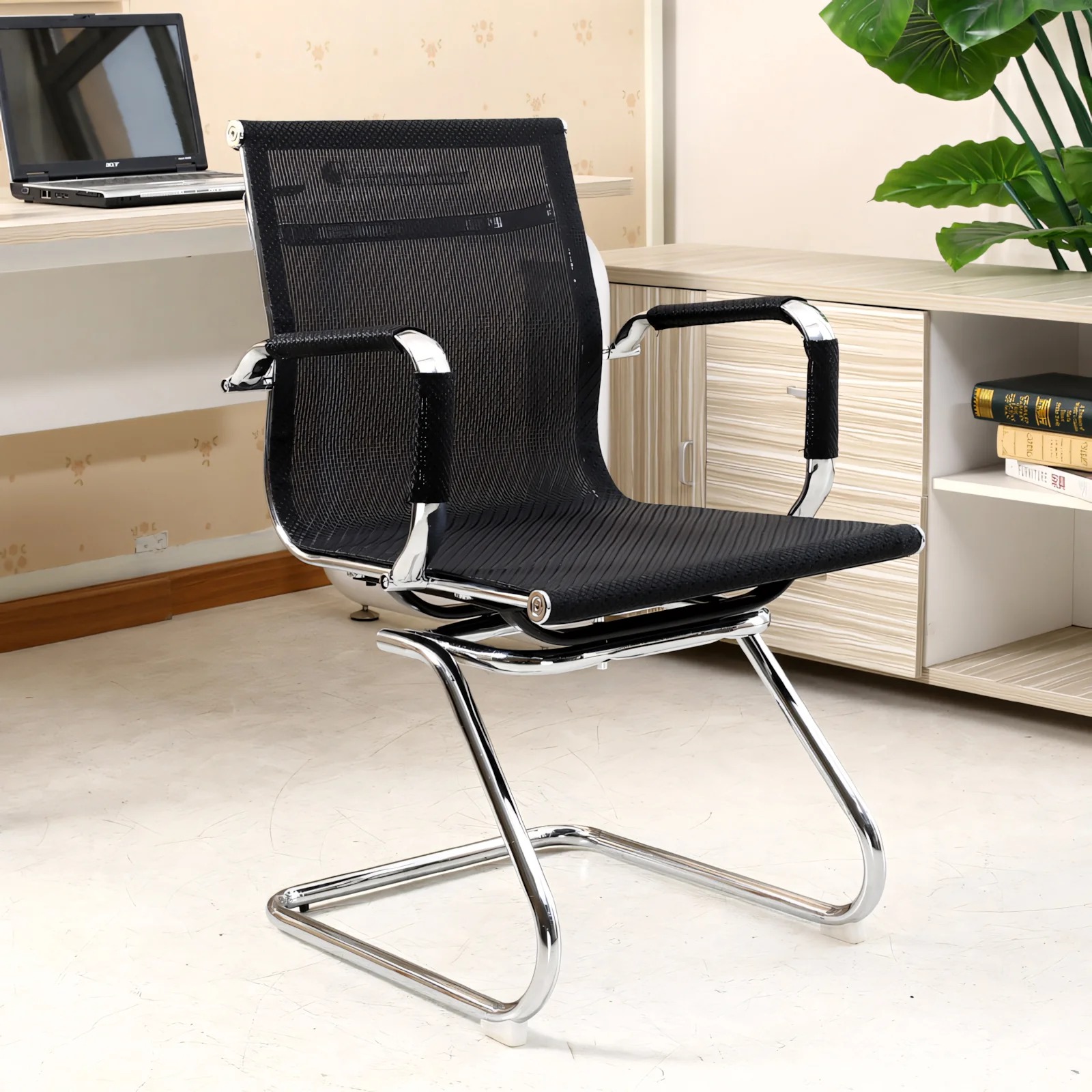 Enhance your office with the Finn Mid-Back Visitor's Chair – a stylish, comfortable, and durable solution for guest seating.