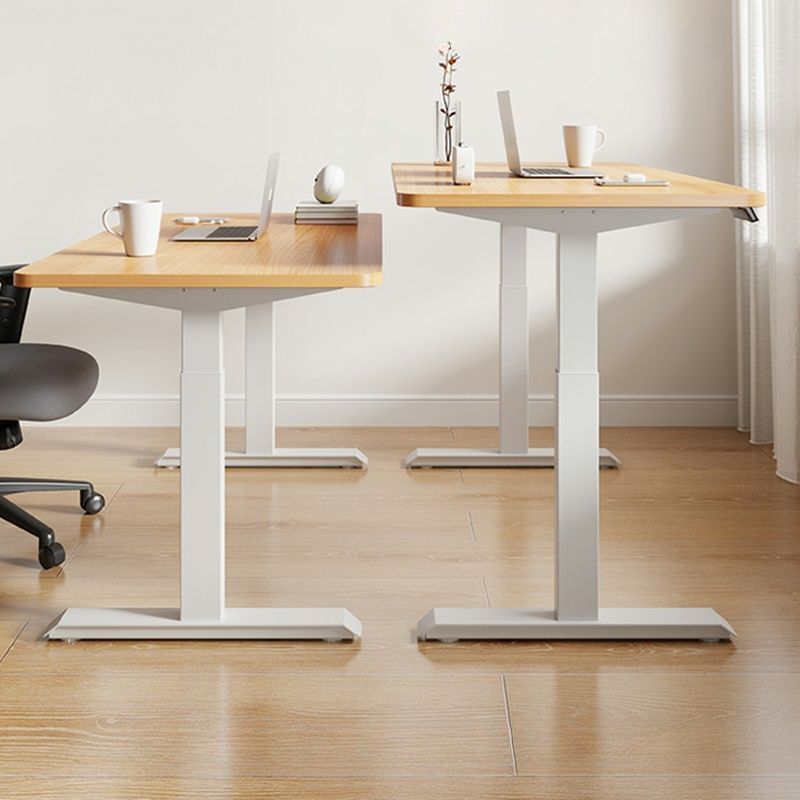 Modish Rectangle Standing Desk with adjustable height and sleek design, perfect for ergonomic office setups.