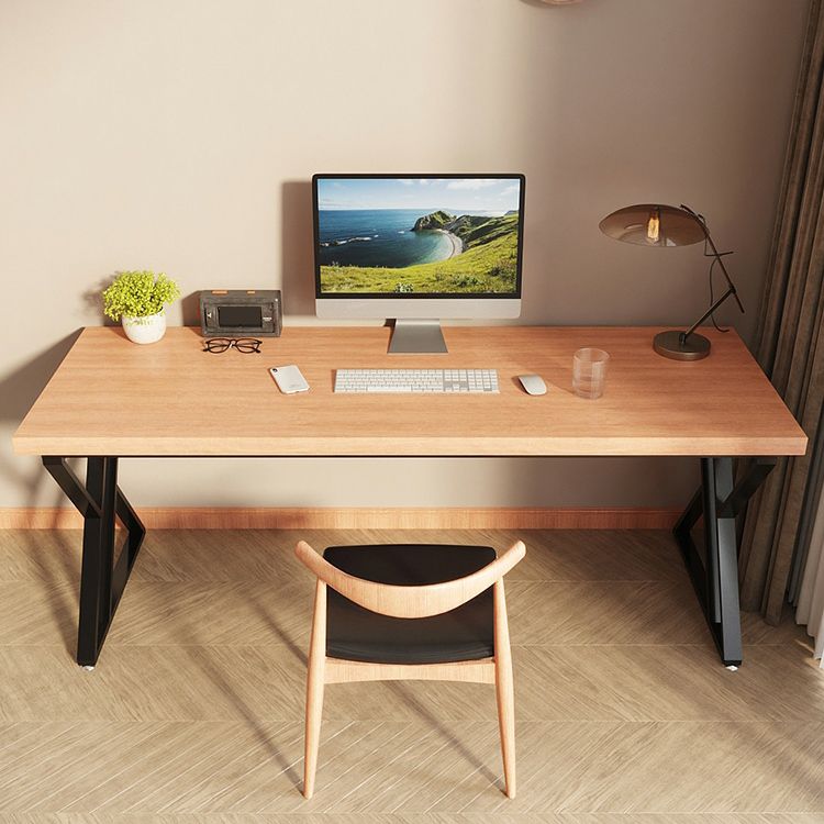 "X Frame Legs Computer Study Table with spacious tabletop and sturdy steel legs."