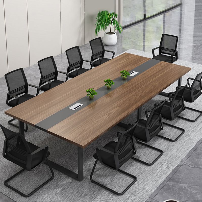 "2.4 Meter Boardroom Meeting Office Table in a modern corporate setting."